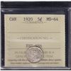 Image 2 : 1920 Five Cents