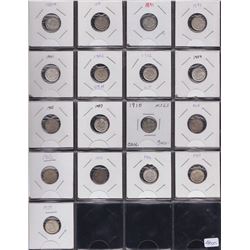 Canadian Lot of Five Cents