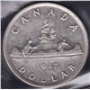 Image 1 : 1947 Maple Leaf Silver Dollar