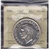 Image 2 : 1947 Silver Dollar - Pointed 7; Quadruple Punch HP