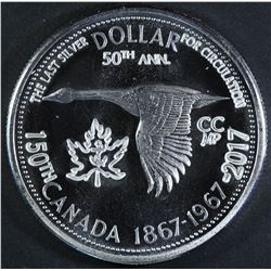 1967 Silver Dollar with Counterstikes
