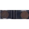 Image 2 : BR 981. Pair of The Illustrious Wellington ½ penny tokens, 1816