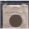 Image 1 : BR 728. Upper Canada Halfpenny.