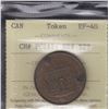 Image 1 : BR 527. Bank of Montreal ½ penny, 1842.