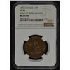 Image 1 : BR 720. Bank of Upper Canada One Half Penny, 1857.