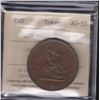 Image 1 : BR 719. Bank of Upper Canada One Penny, 1850.