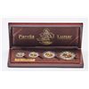 Image 1 : 2007 Panda Lunar Prestige Set Bi-Metal Gold & Silver Set