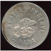 Image 1 : Hudson's Bay Company - Beaver Preserve Token in Aluminium Number 406.