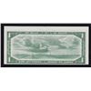 Image 2 : Bank of Canada $1, 1954 Out of Register Cutting error.