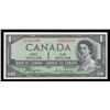 Image 1 : Bank of Canada $1, 1954 - Devil's Face