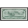 Image 2 : Bank of Canada $1, 1954 - Devil's Face