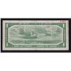 Image 2 : Bank of Canada $1, 1954 - Devil's Face Specimen