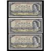 Image 1 : Bank of Canada $20, 1954 - Lot of 3