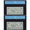 Image 2 : Bank of Canada $1, 1954 Lot of 2