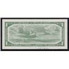 Image 2 : Bank of Canada $1, 1954 Replacement