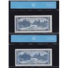 Image 2 : Bank of Canada $5, 1954 Replacement Lot of 2