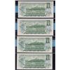Image 2 : Bank of Canada $1, 1973 - Replacement Lot of 4