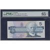 Image 1 : Bank of Canada $5, 1986