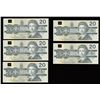 Image 2 : Bank of Canada $20, 1991 - Lot of 5 Consecutive Replacements