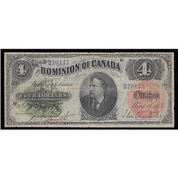 Dominion of Canada $4, 1882
