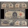 Image 1 : Lot of 5 Dominion of Canada Banknotes