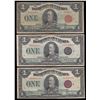 Image 1 : Lot of 3 Dominion of Canada $1, 1923