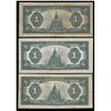 Image 2 : Lot of 3 Dominion of Canada $1, 1923
