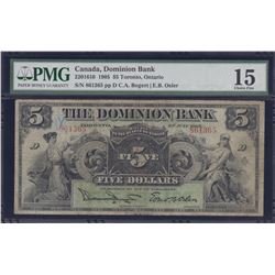 Dominion Bank $5, 1905