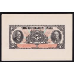 Dominion Bank $5, 1931