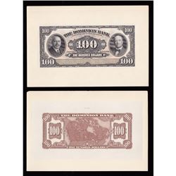 Dominion Bank $100, 1931