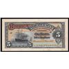Image 1 : Banque D'Hochelaga $5, 1889