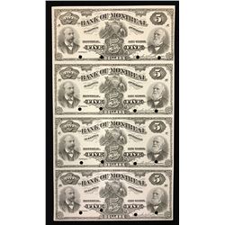 Bank of Montreal $5, 1895