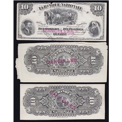 Banque Nationale $10, 1897