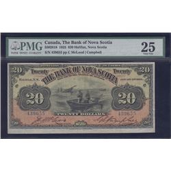 Bank of Nova Scotia $20, 1925