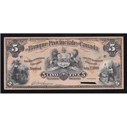Banque Provinciale du Canada $5, 1900
