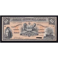 Banque Provinciale du Canada $10, 1900