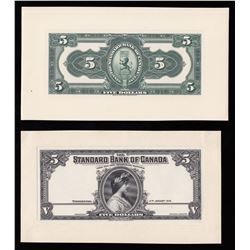 Standard Bank of Canada $5, 1918