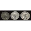 Image 1 : Mid 3rd Century Emperors. AR Antoninianus. Lot of 3