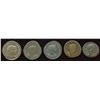 Image 1 : Roman Tetrachy (293-313 AD) Group. AE Follis. Lot of 5
