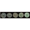 Image 1 : Crispus. 316-326 AD. London Mint Group. AE Follis. Lot of 5