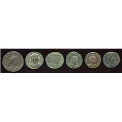 4th Century Emperors Group. Lot of 6