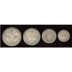 Great Britain. George V 1910-1936. Maundy Set.