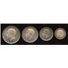 Image 2 : Great Britain. George V 1910-1936. Maundy Set.