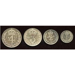 Great Britain. George V 1910-1936. Maundy Set.