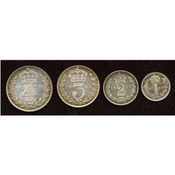 Great Britain. George V 1910-1936. Maundy Set.