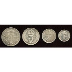 Great Britain. George V 1910-1936. Maundy Set.