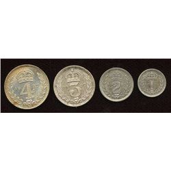 Great Britain. George VI 1936-1952. Maundy Set.