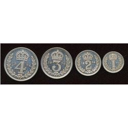 Great Britain. Elizabeth II 1952- Maundy Set.