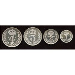 Great Britain. Elizabeth II 1952- Maundy Set.