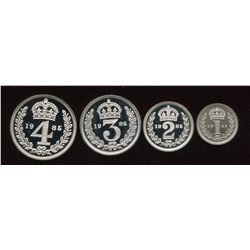 Great Britain. Elizabeth II 1952- Maundy Set.